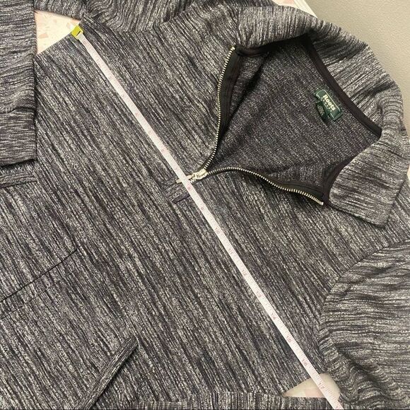 Roots Canada gray quarter zip pullover sweatshirt - Picture 6 of 12